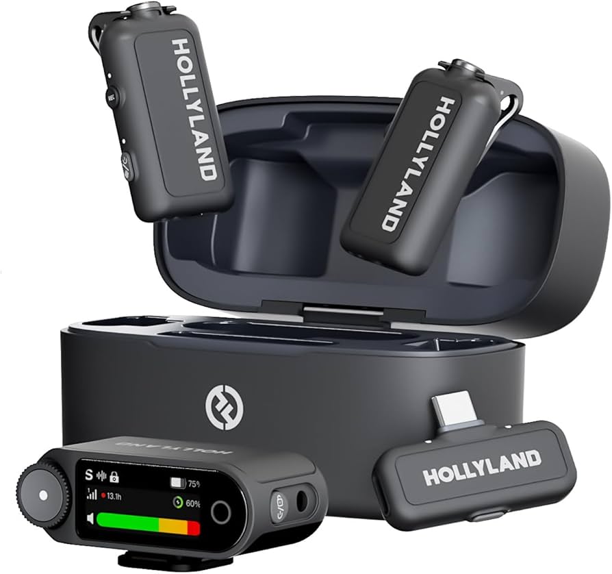 Amazon.com: Hollyland Lark MAX 2 Wireless Lavalier Microphone for