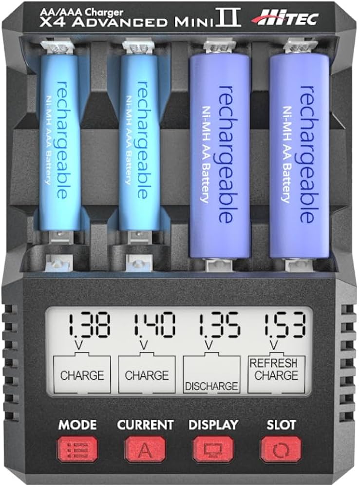 Amazon | ハイテック AA/AAAチャージャー X4 Advanced mini II
