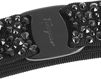 Amazon.co.jp: [サルヴァトーレフェラガモ] バレッタ BLACK SWAROVSKI