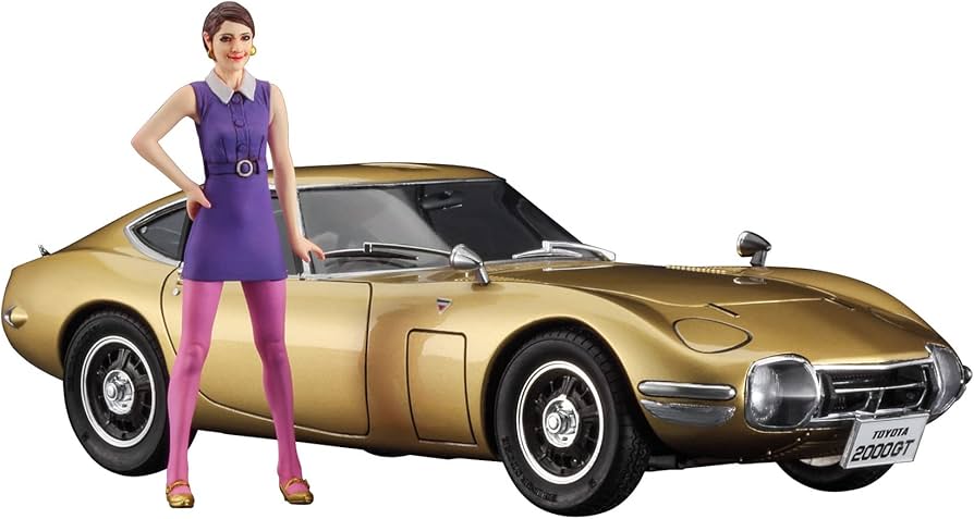 Amazon | ハセガワ 1/24 トヨタ 2000GT ゴールド w/60's ガールズ