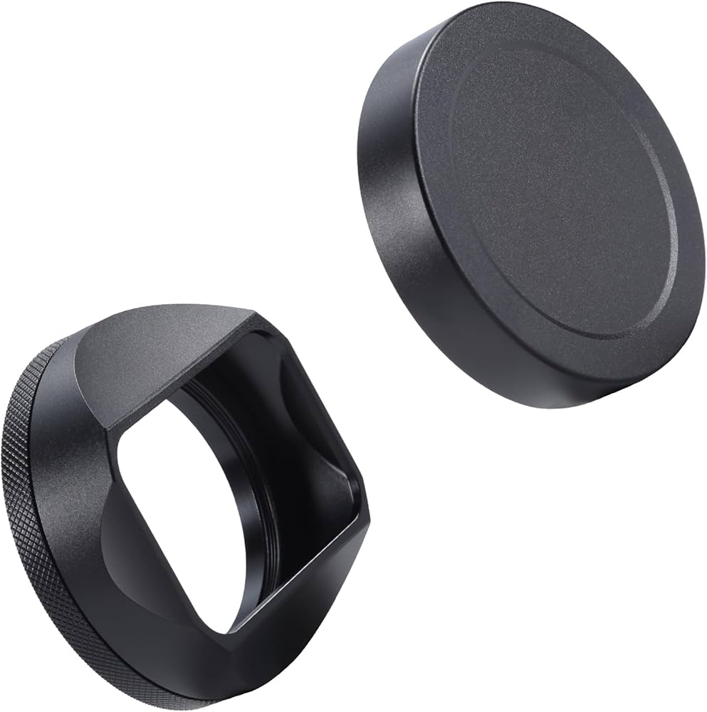 Amazon | メタルスクエアレンズフード（キャップ付き）、Nikkor Z 40mm