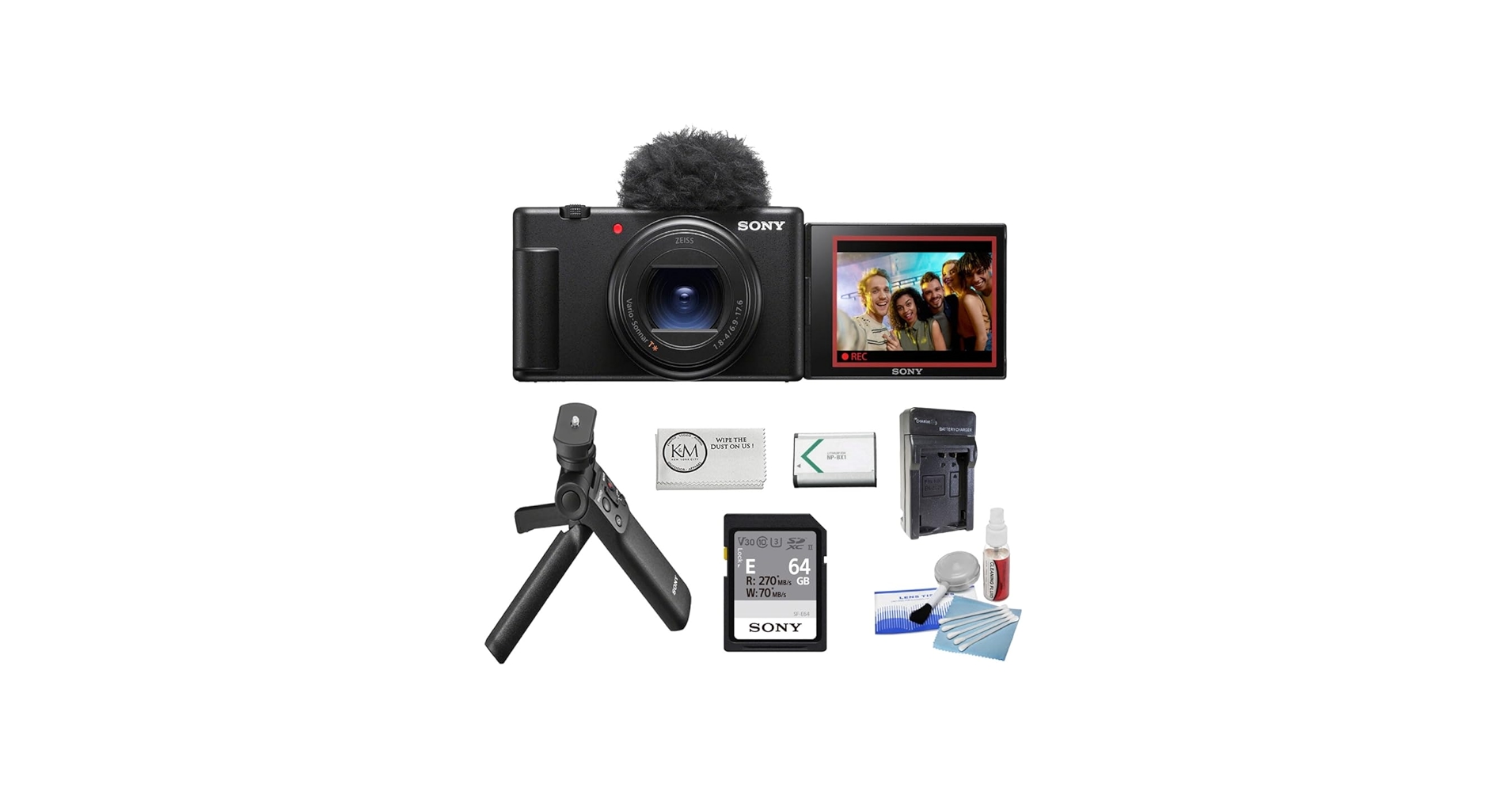 Amazon.com : Sony ZV-1 II Digital Camera | Black Bundled with Sony