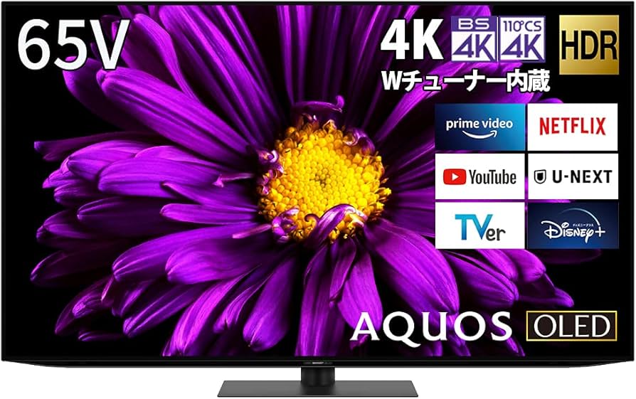 Amazon.co.jp: シャープ 65V型 有機EL テレビ AQUOS OLED 4T-C65DQ1 4K