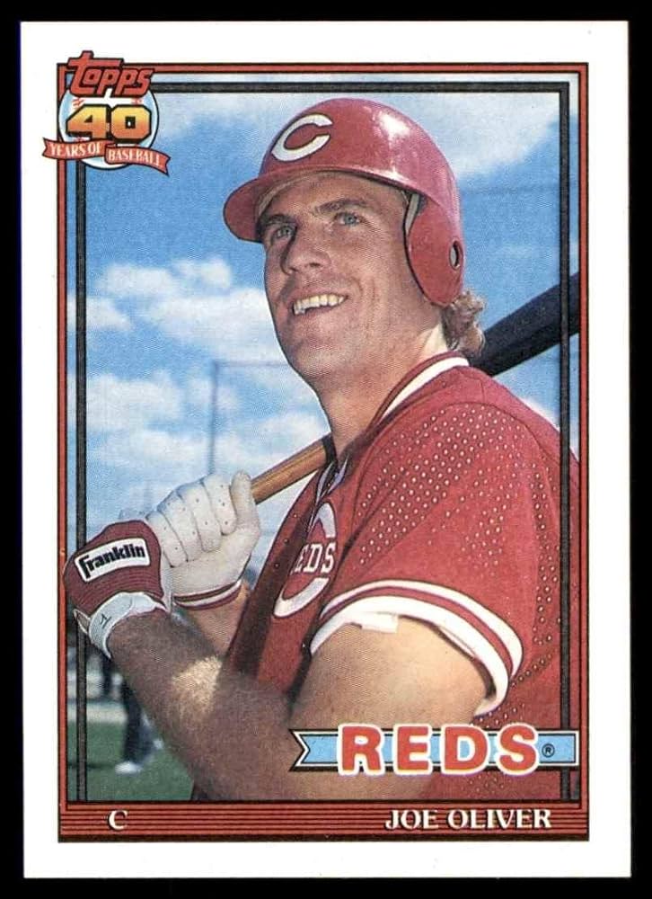 Amazon.com: 1991 Topps #517 Joe Oliver Cincinnati Reds (Baseball