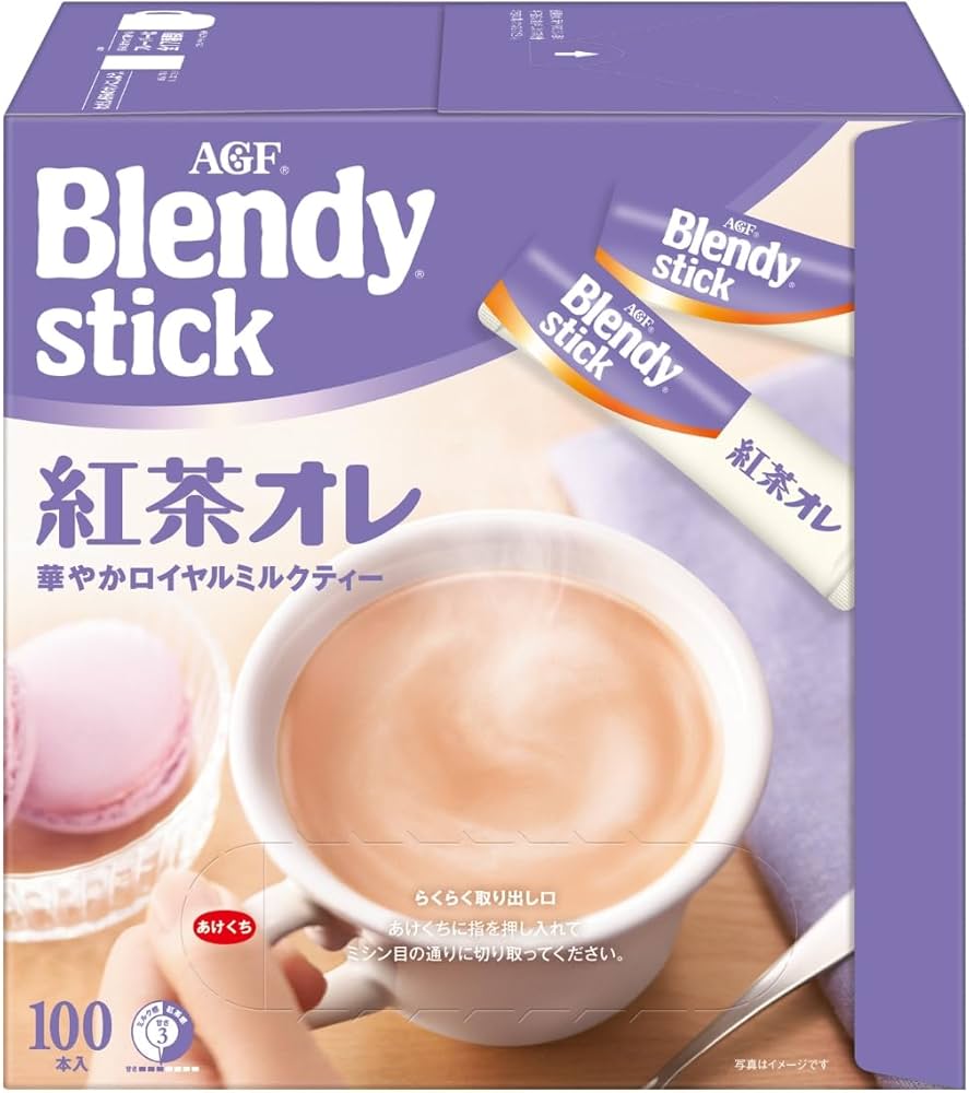 Amazon.co.jp: AGF(エージーエフ) ブレンディ スティック 紅茶オレ 100