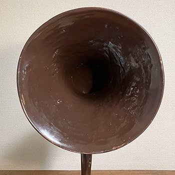 Amazon.co.jp: ラッパ ホーンスピーカー アンティーク 蓄音機 ラジオ