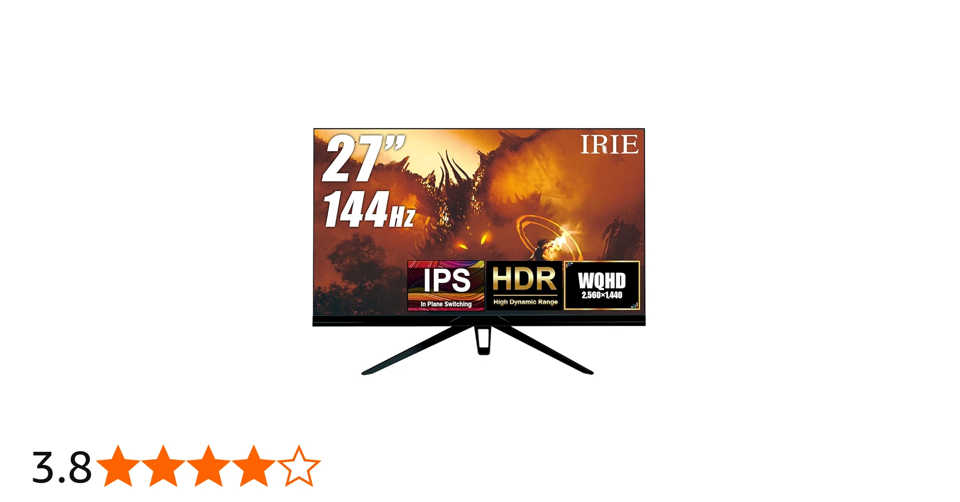 Amazon.co.jp: FFF モニター 27インチ ディスプレイ WQHD ゲーミング