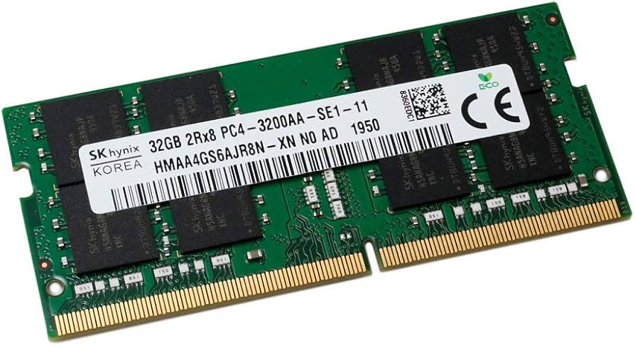 Mavark New SK Hynix HMAA4GS6AJR8N-XN 32GB DDR4 3200 PC4-3200AA-SE1