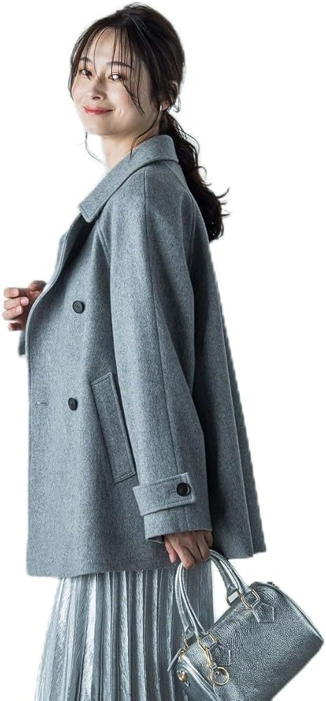 Amazon | [ロートレアモン] ネオアルティウールショートコート ライト