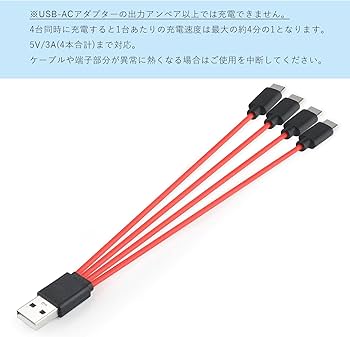 Amazon.co.jp: オーディオファン USBケーブル USB-C 4分配 USB-A オス