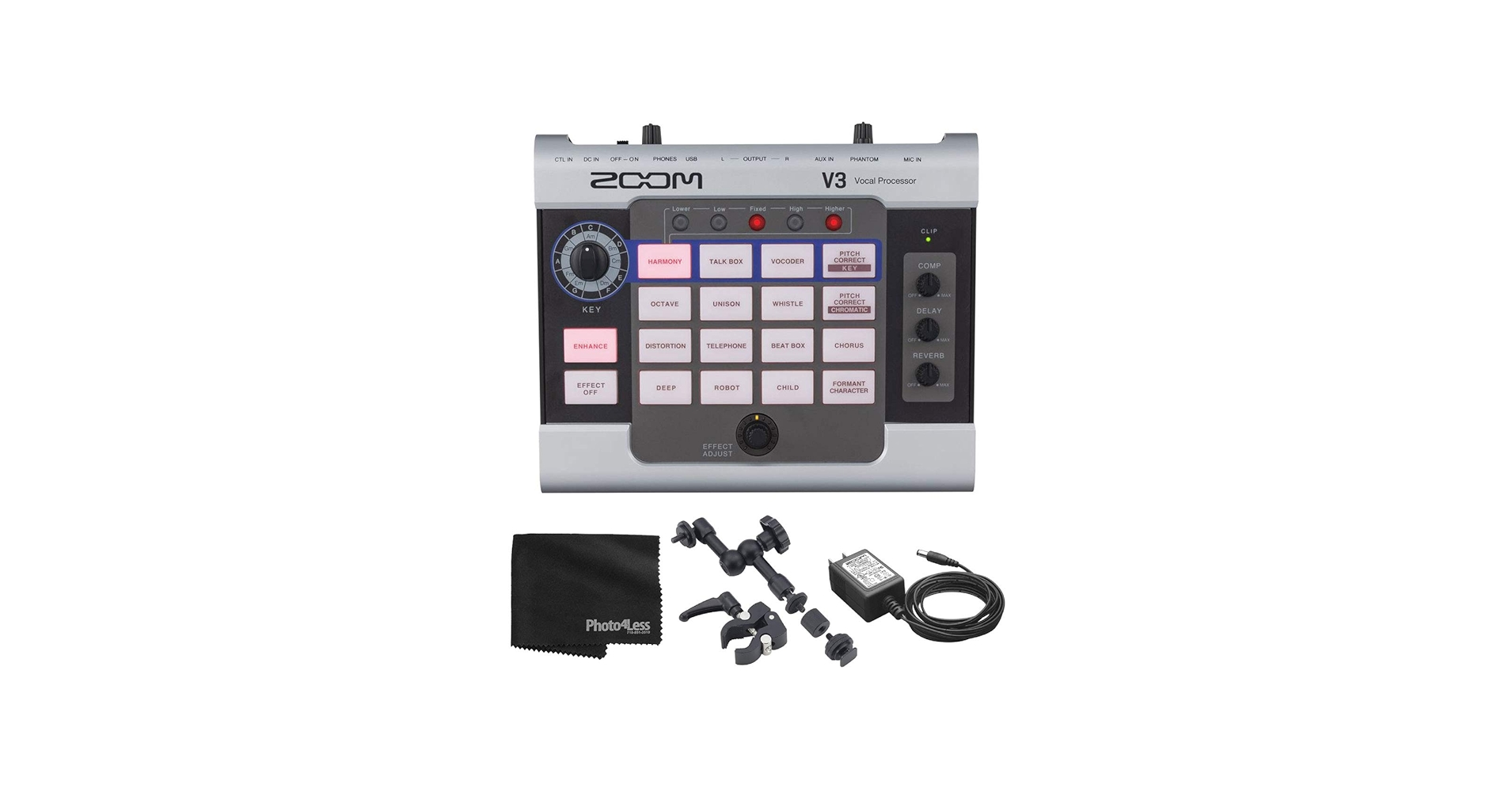 Amazon.com: Zoom V3 Vocal Effects Processor For Streaming and