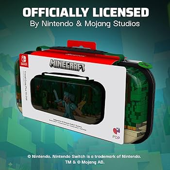 Amazon.com: PDP REALMz Nintendo Switch Travel Case Plus GLOW with