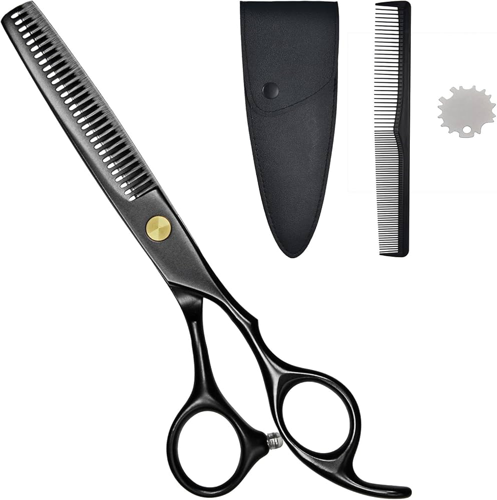 Amazon | LESNIC ヘアスキハサミ すきばさみ スキ率 20%-25% セニング