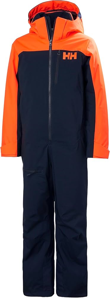 Helly-Hansen Junior Unisex Fly High 2.0 Skisuit, 597 Navy, 14