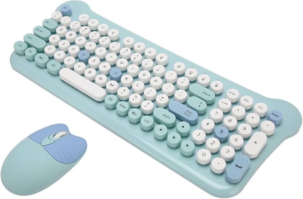 Amazon | ワイヤレスキーボードとマウスセット、2.4G接続プラグアンド