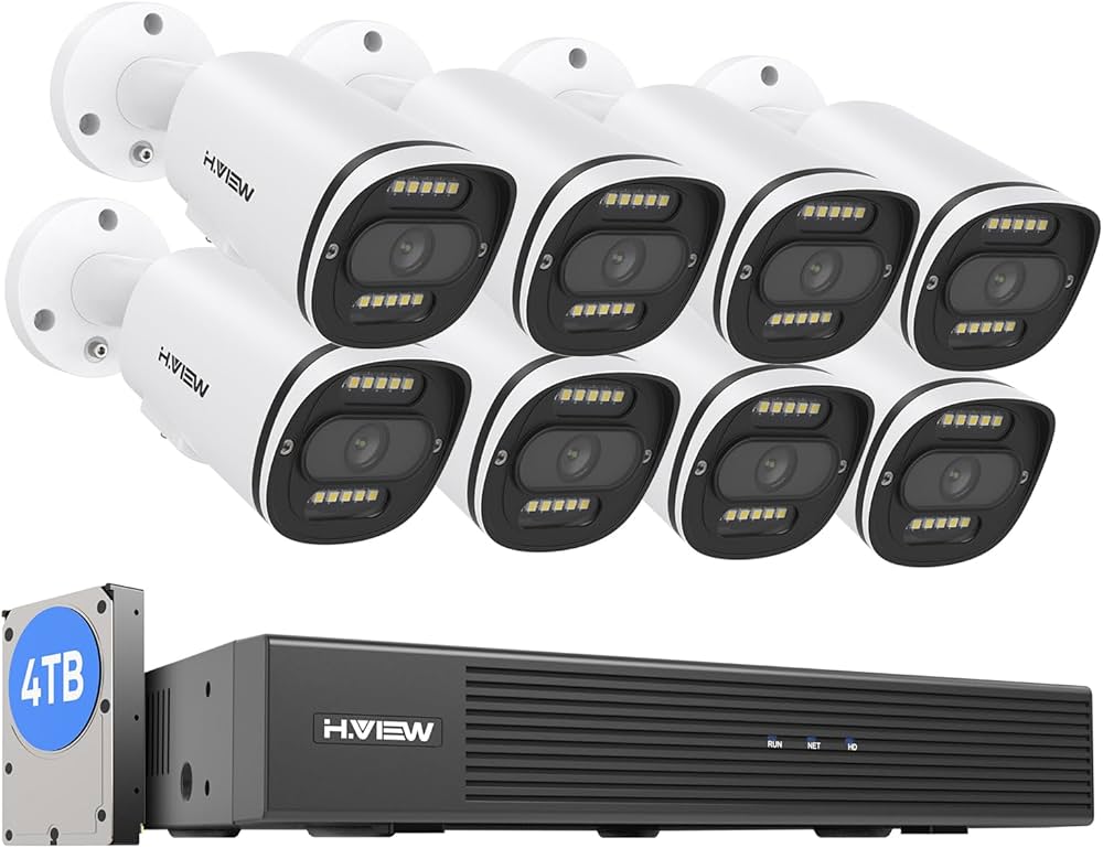 Amazon.co.jp: 【4K画質・フルカラー撮影・双方向音声】H.View 防犯
