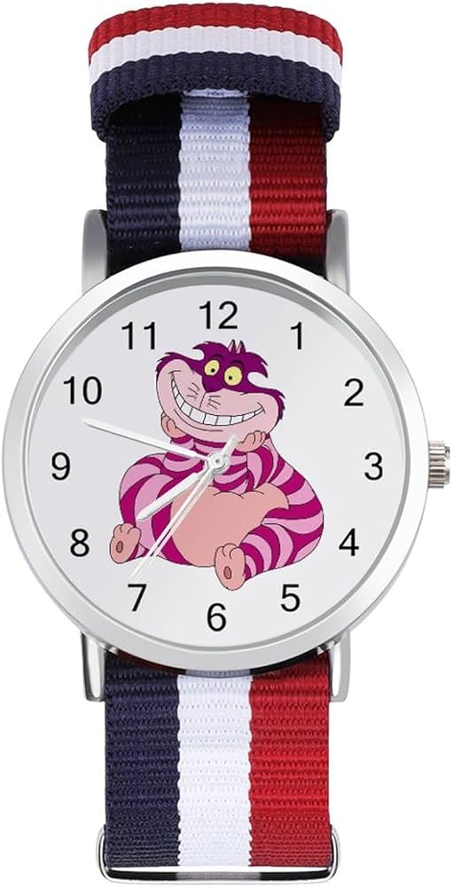 Amazon.co.jp: 腕時計 不思議の国のアリス チェシャ猫 編組腕時計