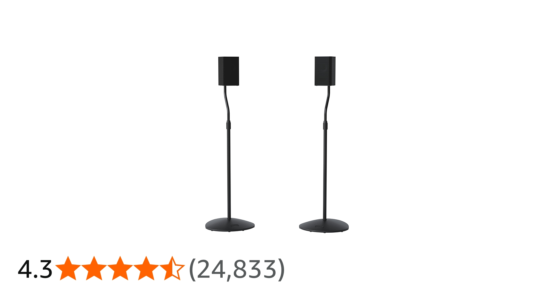 Amazon | (サナス) SANUS高さ調節可能スピーカースタンド - 28インチ