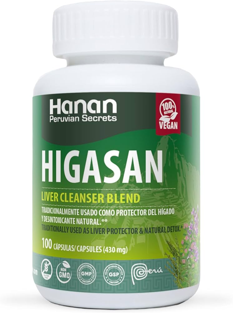 Amazon.com: Hanan Higasan Liver Cleanser Blend | 100 Capsules