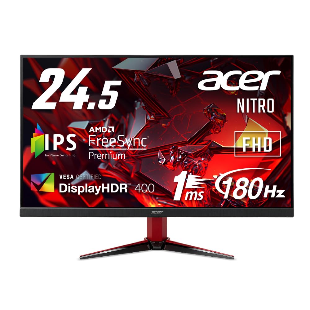 Amazon.co.jp: Acer ゲーミングモニター Nitro 24.5インチ IPS 非光沢
