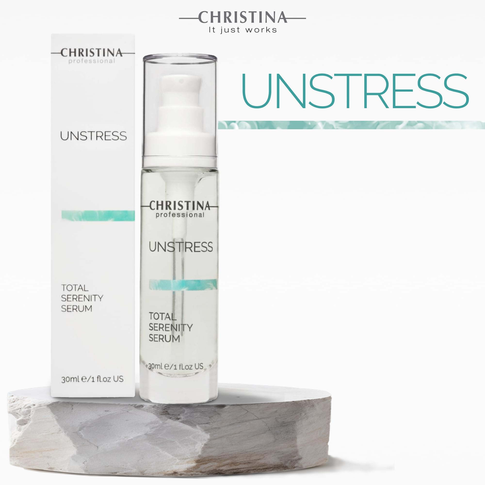 Amazon.com: Christina Unstress Total Serenity Calming Serum for