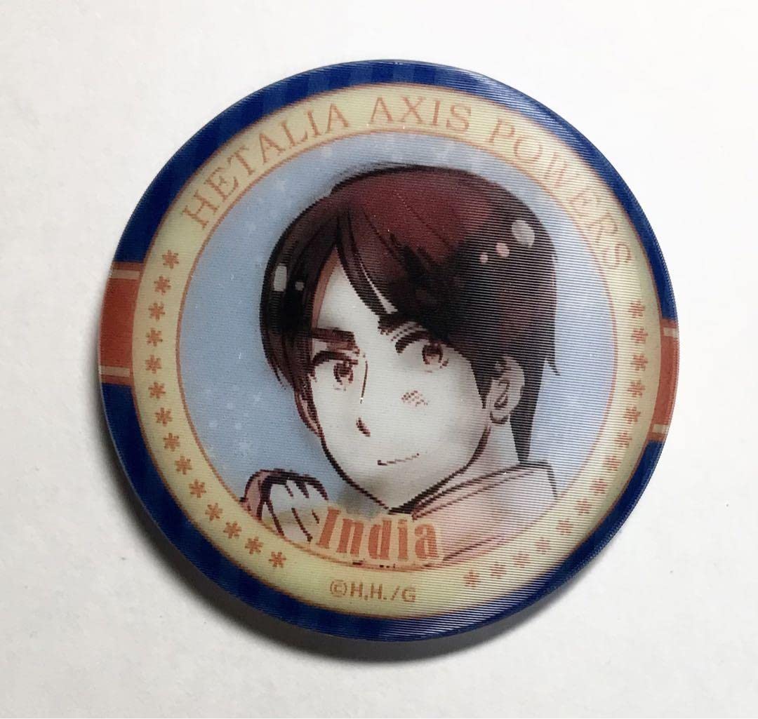 Amazon | ヘタリア アジアだらけだよっ! チェンジング缶バッジ インド