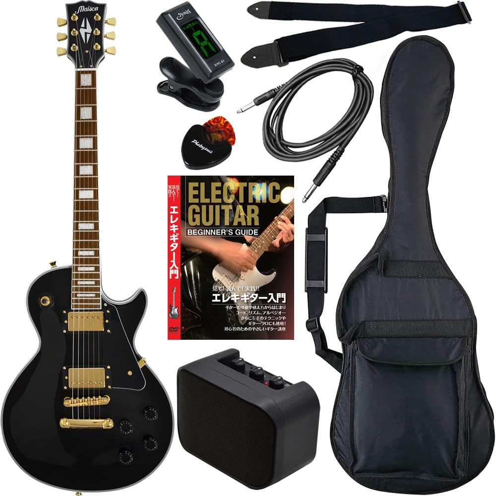 Amazon | Maison メイソン エレキギター レスポールタイプ LP-38C/BK
