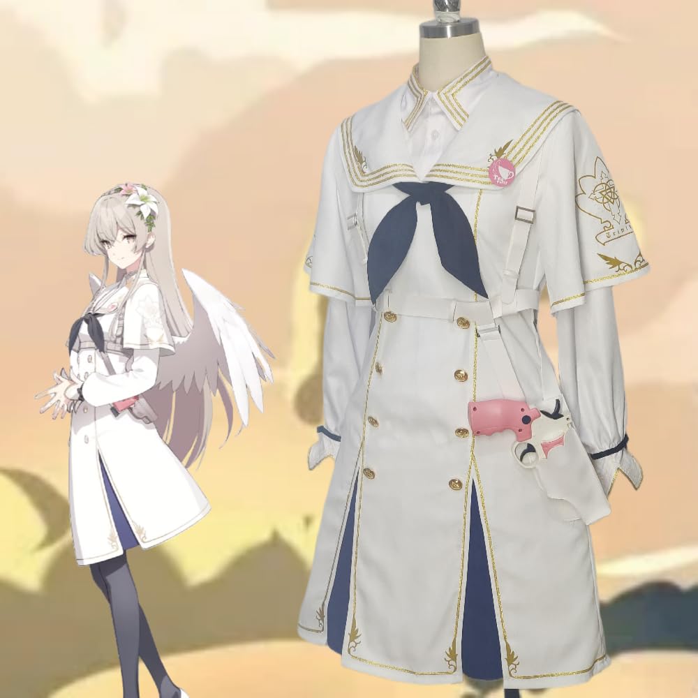 Amazon.co.jp: 【エルフ森林】桐藤ナギサ コスプレ 衣装 ブルー