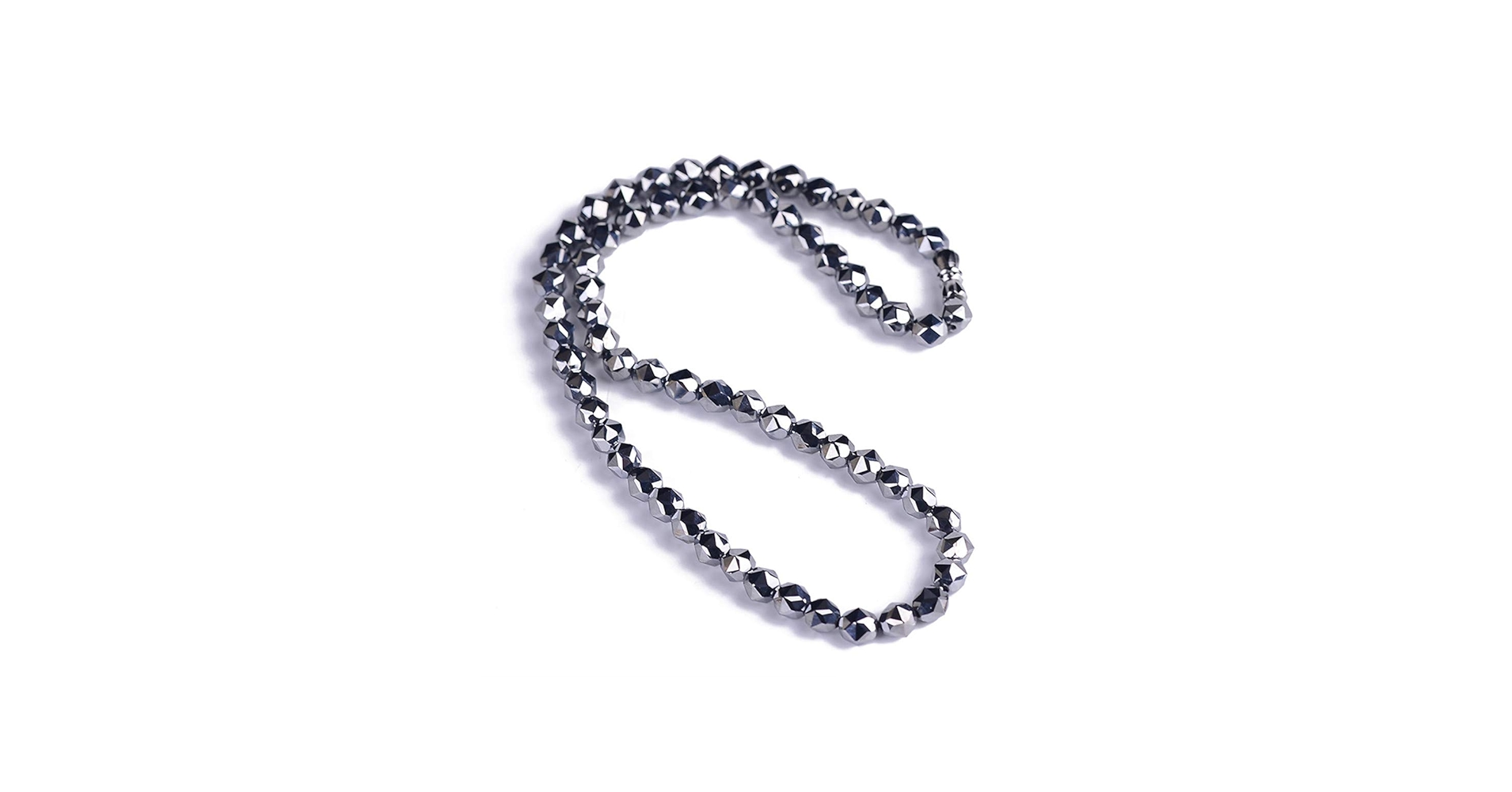 Amazon.com: DUOVEKT 8mm Natural Terahertz Necklace for Women Lady