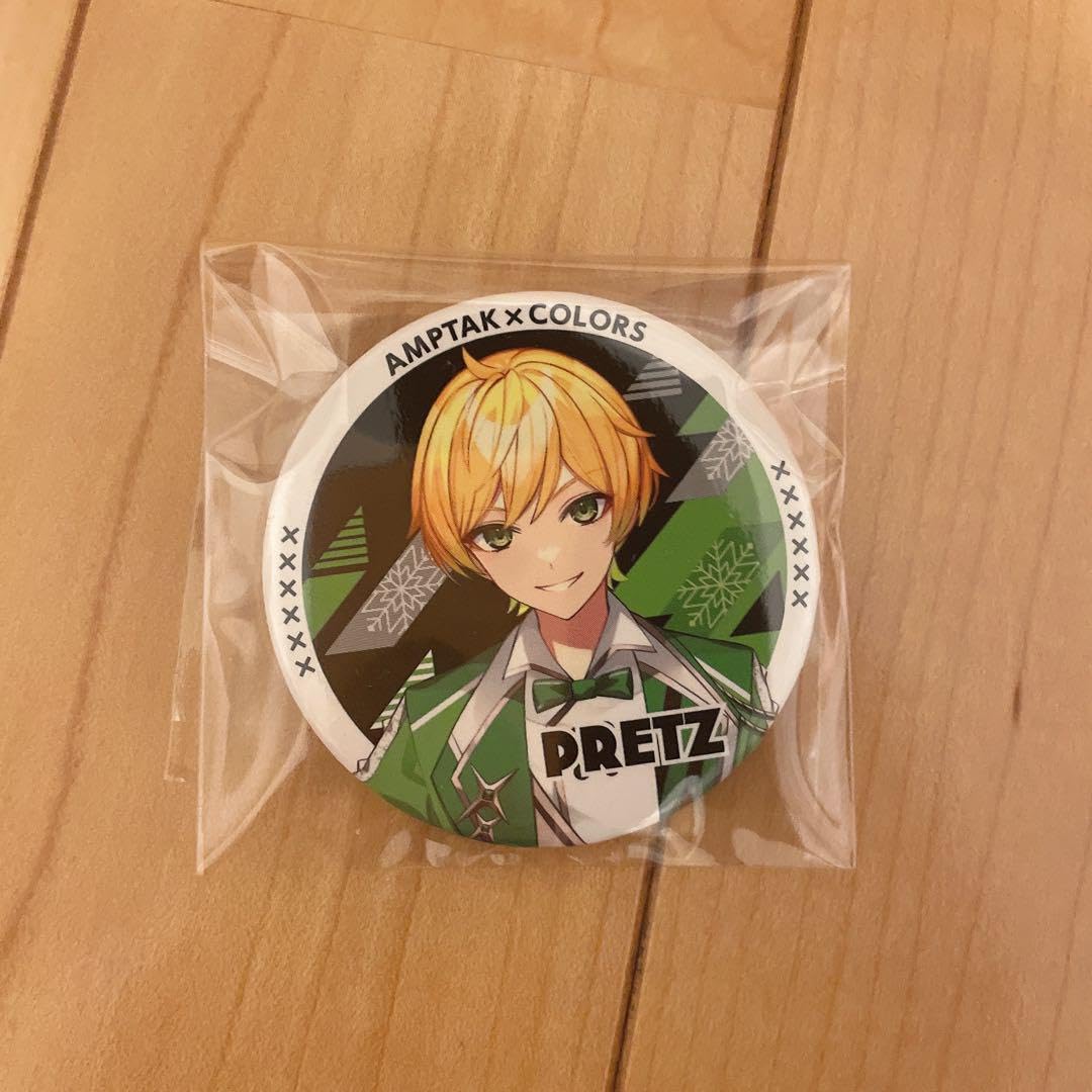 Amazon.co.jp: AMPTAK×COLORS NewYear グッズ ぷりっつ 缶バッジ