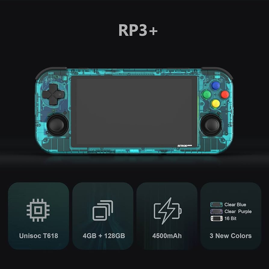 Amazon.com: Retroid Pocket 3 Plus Retro Game Handheld - Android