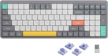 Amazon | nuphy Air96 V2 ワイヤレスメカニカルキーボード、100キー