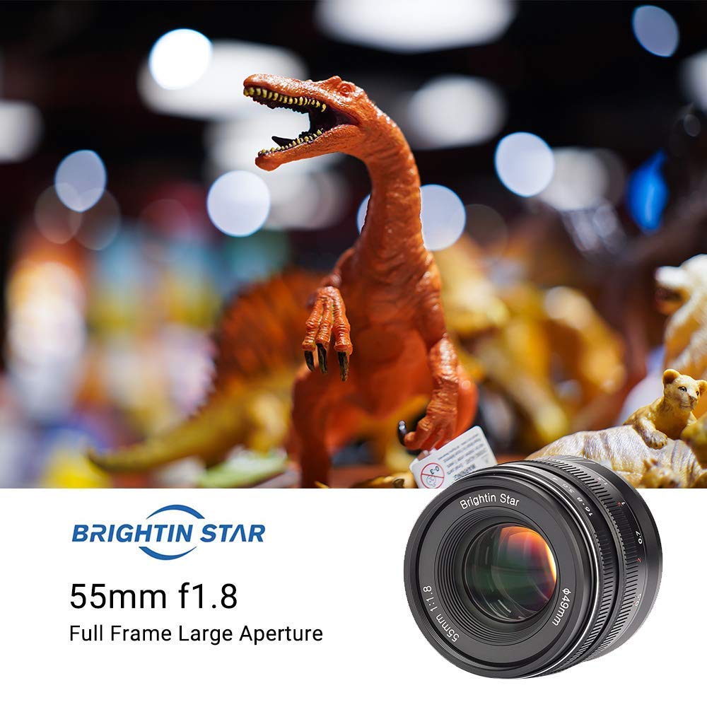 Amazon.co.jp: Brightin star 55mm f/1.8 フルフレーム マニュアル固定