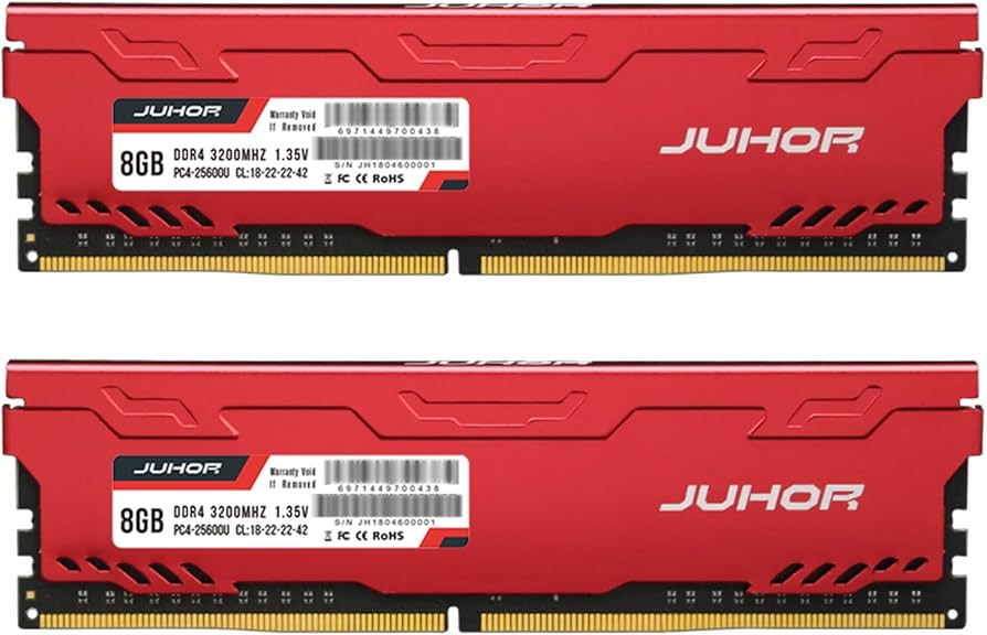 Amazon.co.jp: JUHOR DDR4 RAM 16GB (8GBx2) 3200MHz (PC4 25600) 288