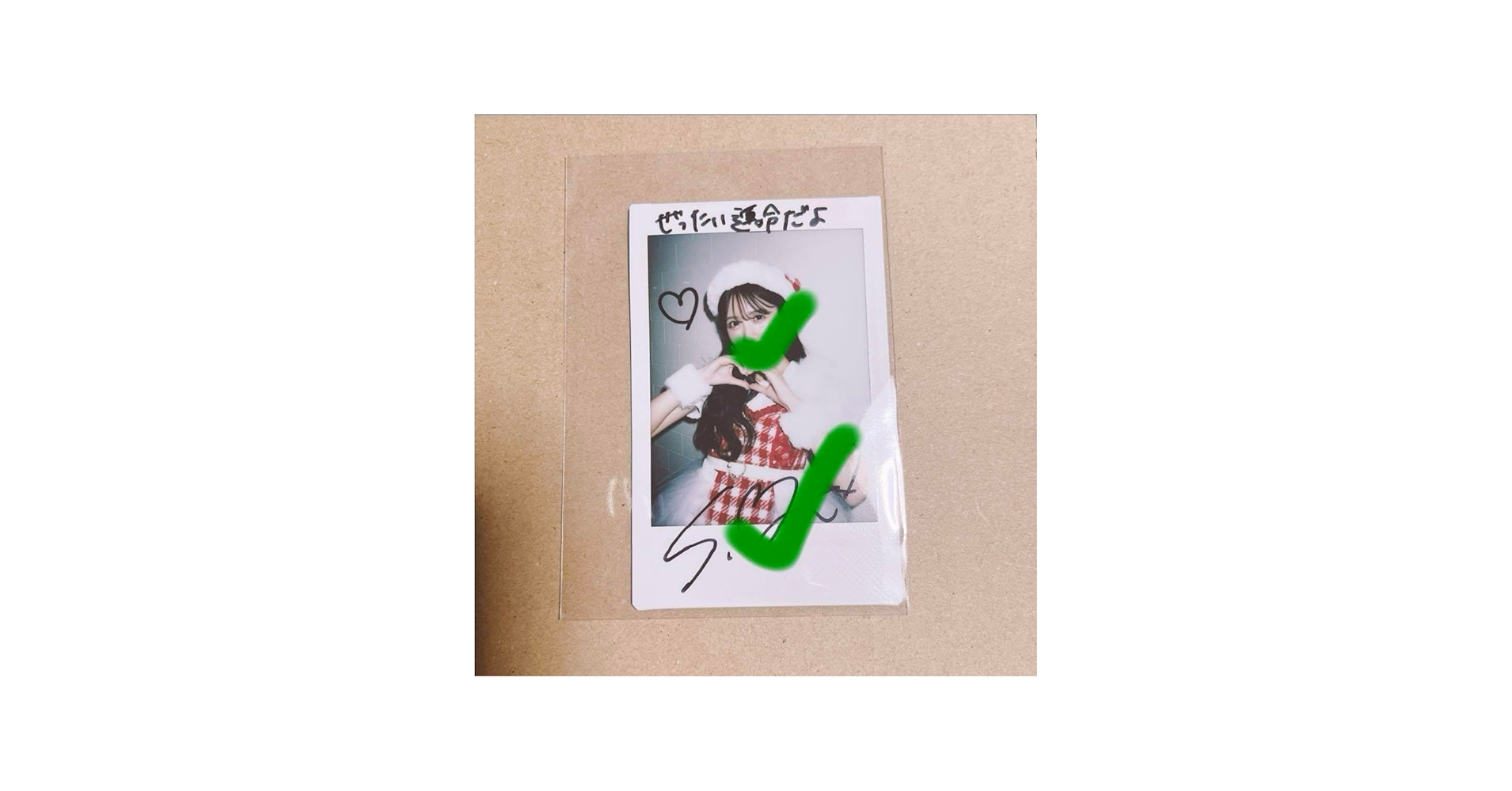 Amazon.co.jp: 櫻井優衣 サイン チェキ クリスマス FRUITS ZIPPER