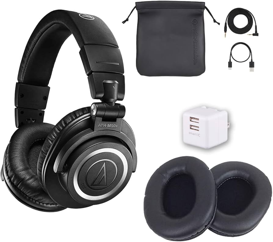 Amazon | ATH-M50xBT2 完璧セット -純正イヤーパッドHP-M50x、USB2