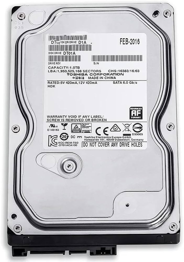 Amazon.com: RKEBK for DT02ABA200V 3.5-inch 2TB Monitoring Level