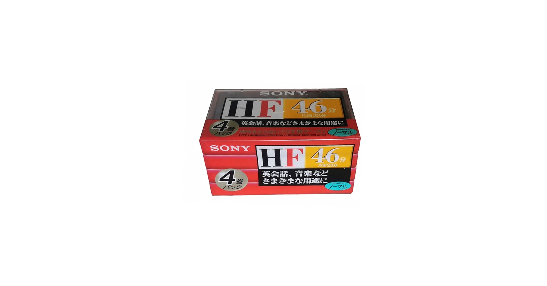 Amazon | SONY 音楽用 カセットテープ HF 46分 4本パック 4C-46HFA