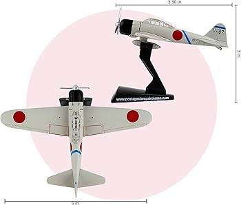 Amazon.co.jp: POSTAGE STAMP 1/97 零式艦上戦闘機 21型 V-107 坂井