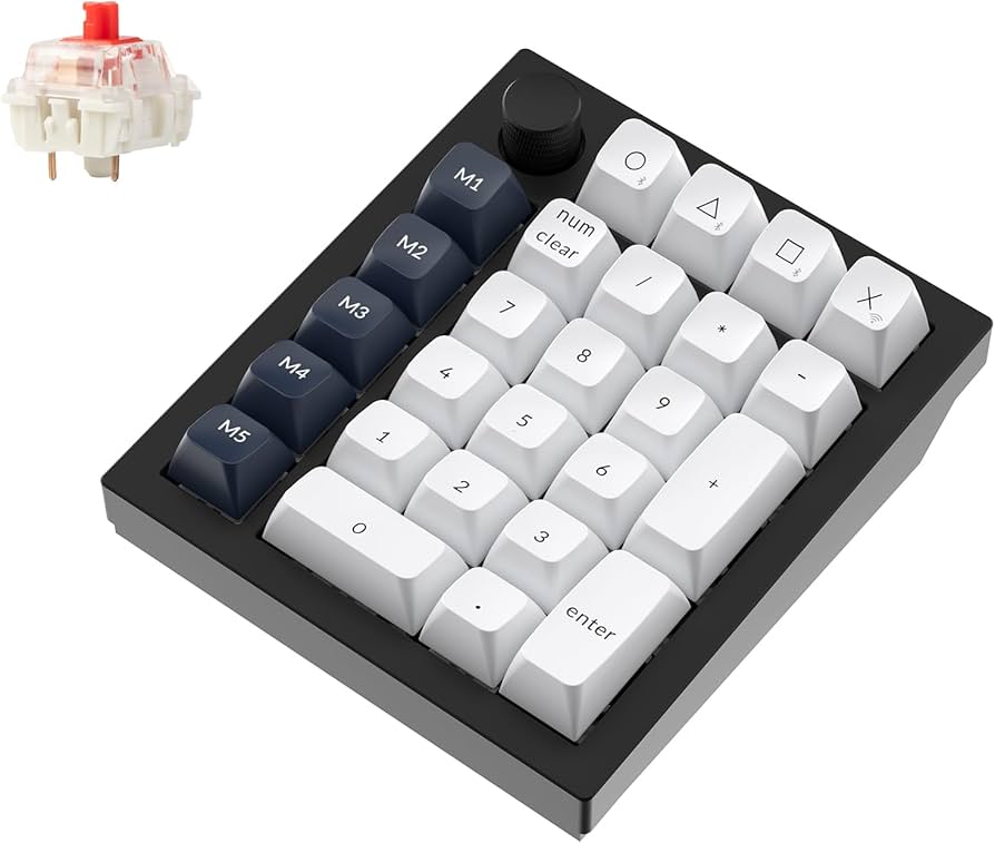Amazon.com: Keychron Q0 Max Wireless Custom Mechanical Numpad, 2.4