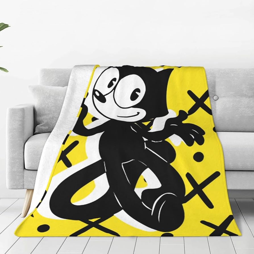 Amazon｜フィリックス ザ キャット ブランケット Blanket フランネル