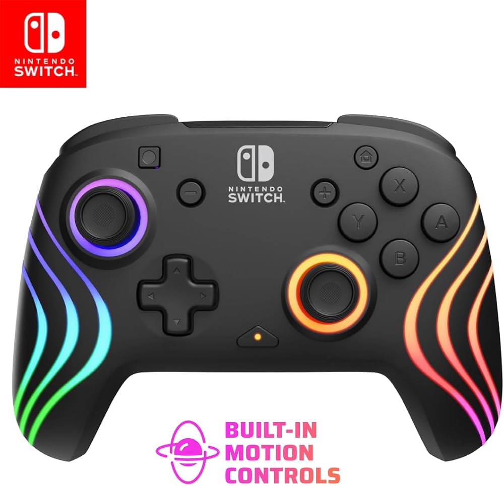 Amazon.com: PDP Gaming Afterglow Wave Wireless Nintendo Switch Pro