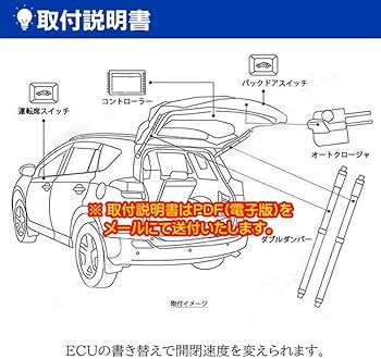 Amazon.co.jp: 電動パワーバックドア キット TOYOTA トヨタ ノア