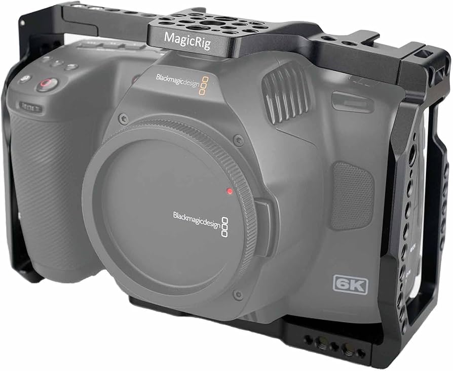 Amazon.com : MAGICRIG BMPCC 6K Pro Cage With NATO Rail for