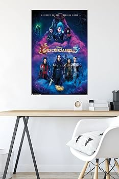 Amazon.co.jp: Trends International ディズニーディセンダント3枚