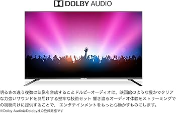 Amazon | TikTok TVアプリ対応 FASTLIFE テレビ 4K 43V型 チューナー