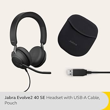 Amazon.com: Jabra EVOLVE2 40 SE USB-A UC Stereo : Electronics