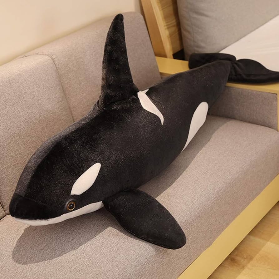 Amazon.co.jp: 特大シャチ ぬいぐるみ 大きいシャチ 抱き枕 リアル