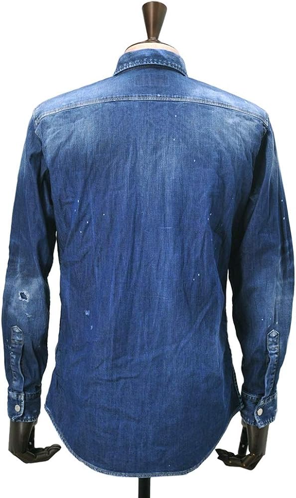 Amazon.co.jp: (ディースクエアード) Dsquared2 デニムシャツ メンズ