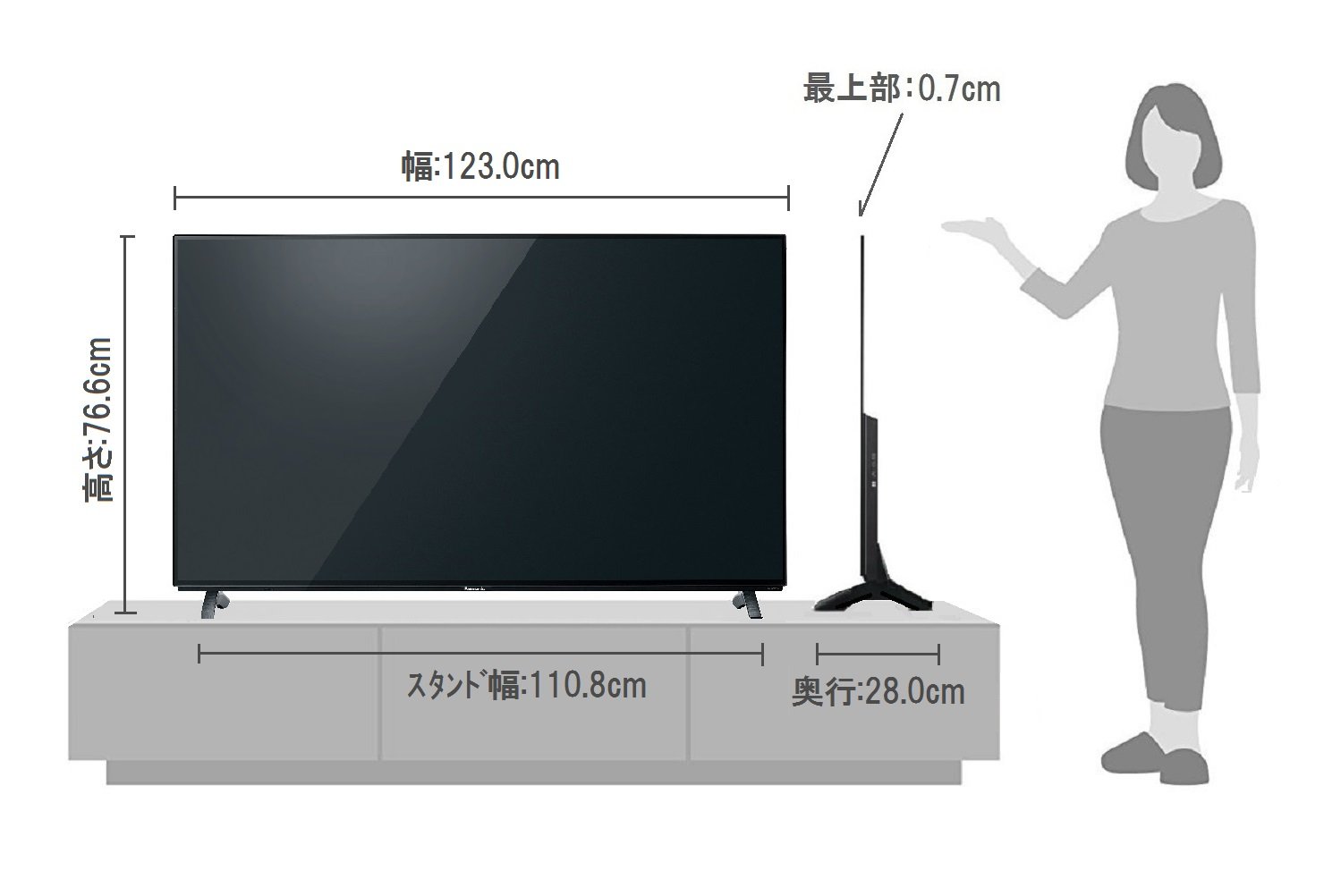 Amazon | パナソニック 55V型 有機EL テレビ ビエラ TH-55EZ950 4K USB